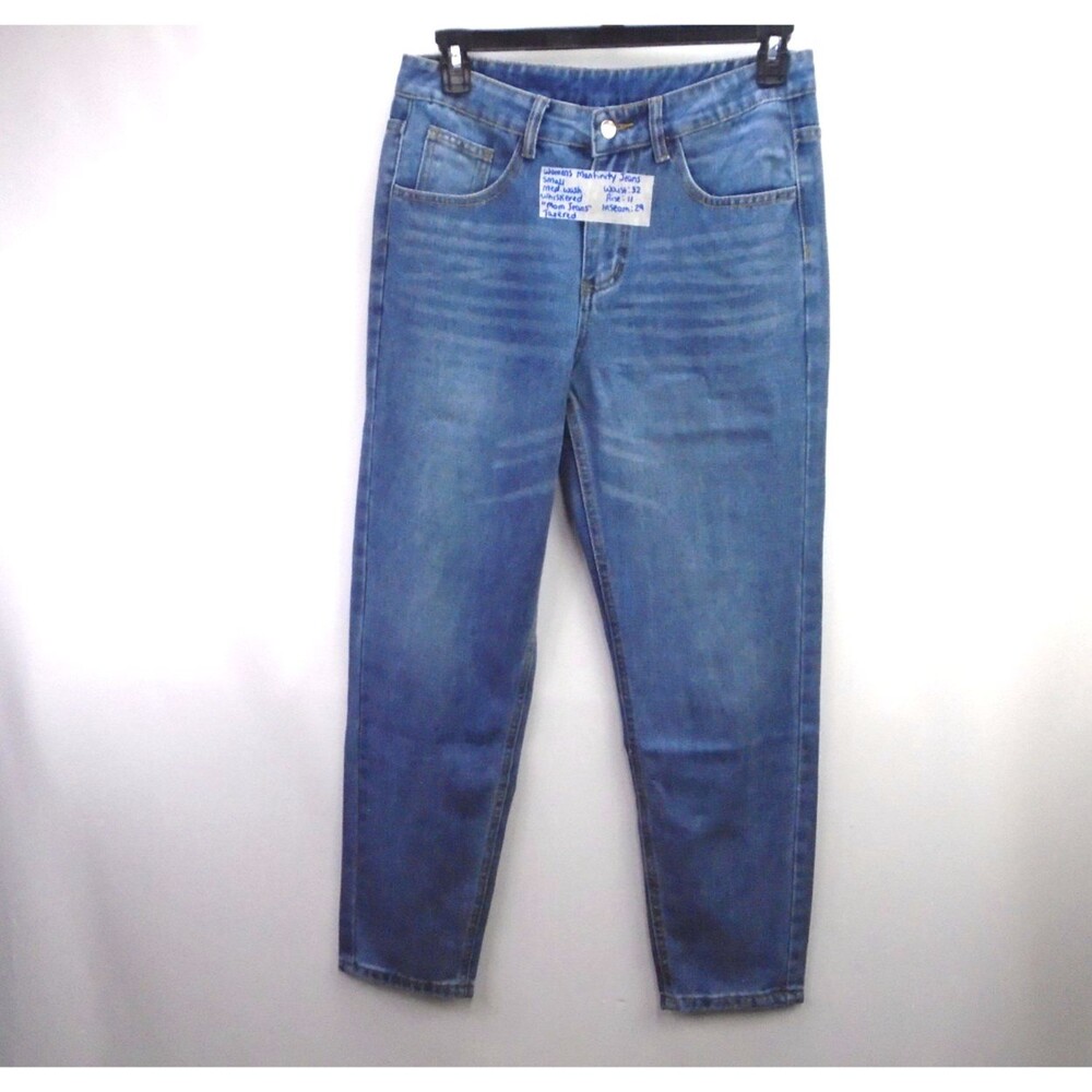 Manfinity womens Standard Mom Jeans Relaxed Tapered Size S Jeans Size (32x29)